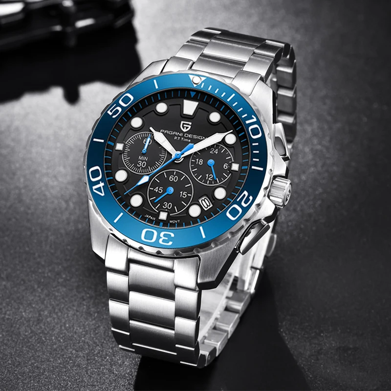 PAGANI Дизайн Топ бренд класса люкс водонепроницаемые кварцевые часы Военная мода повседневные мужские часы подарок Relogios Masculino
