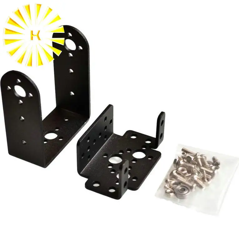 

For MG995 MG996 Steering Gear Pan and Tilt Mount Mechanical Robot High-quality Performance Servo Mount Set Connector