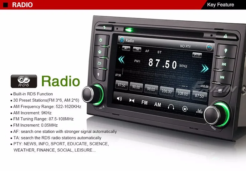 Sale 7" Special Car DVD for Audi A4 2002-2007 & Audi S4/RS4/8E/8F/B9/B7/RNS-E with External Car Recorder Support 13 Sale 7" Special Car DVD for Audi A4 2002-2007 & Audi S4/RS4/8E/8F/B9/B7/RNS-E with External Car Recorder Support 13