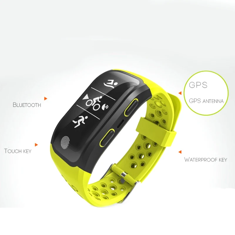 GPS спортивные часы для бега силиконовый Bluetooth Wirstband шагомер ходьбы Счетчик