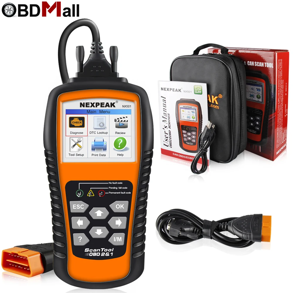 2018 Newest OBD2 Auto scanner Diagnostic Tool NEXPEAK NX501 Multi-language Full OBD 2 Function Check Engine Code Reader Analyzer obd ii auto code scanner kw850 universal obd ii vehicle engine diagnostic codes reader full obd2 eobd function scan tool check