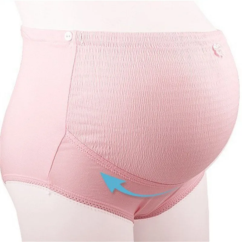 ROPALIA Women Maternity Cozy Soft Cotton Panties Pregnancy Adjustable