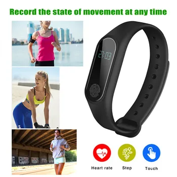 

Blood Pressure Smart Watch M2 Waterproof Band Heart Rate Monitor Bluetooth Smart Bracelet Sleep Fitness Tracker Pedometer Wristb