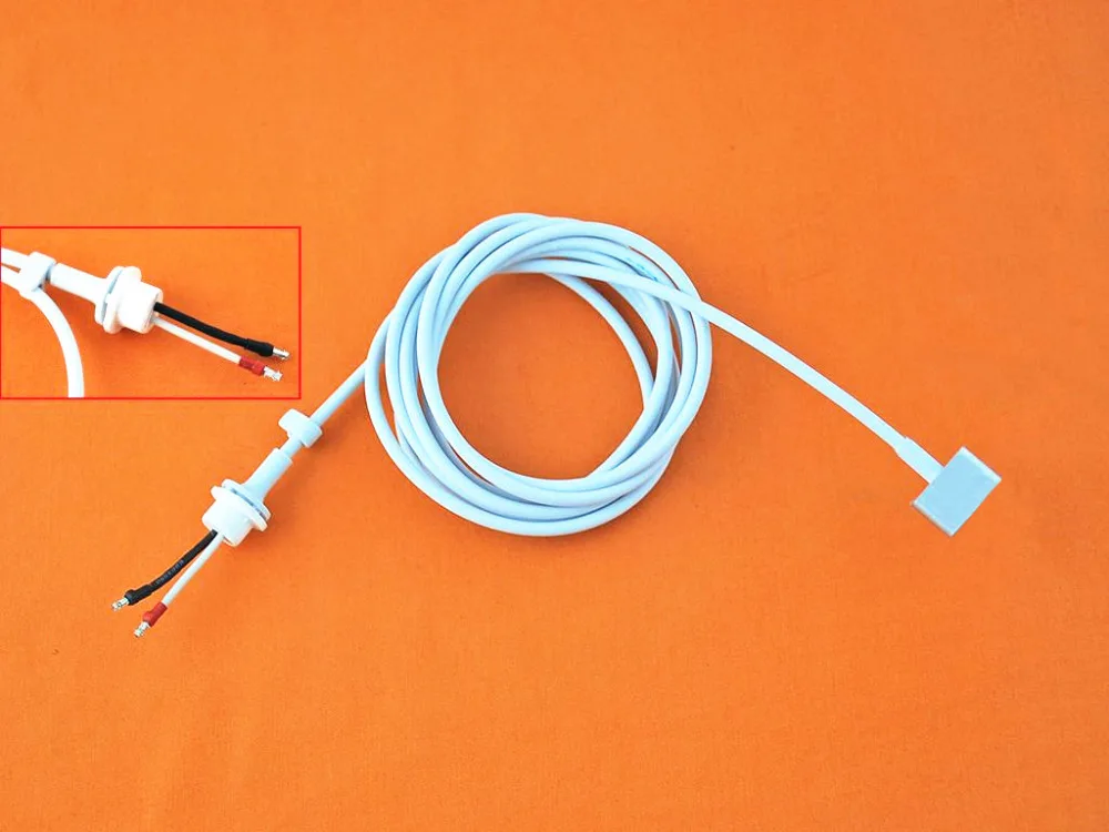 

New 180cm Changer Adapter Cable For Macbook Pro Air MagSafe 2 85W 60W 45W Magnetic Power Cable Cord Replacement T Style