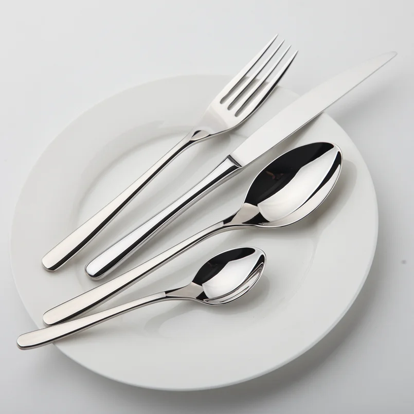 

Dinnerware Set Stainless Steel Tableware Luxury Cutlery Set Vintage Quality 24Pcs Dining Fork Spoon Knife Dinner Set Western
