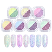 Светильник для ногтей, меняющий цвет, Хромовый пигмент для маникюра, светильник от солнца, чувствительный цвет, меняющий фотохромные украшения для ногтей