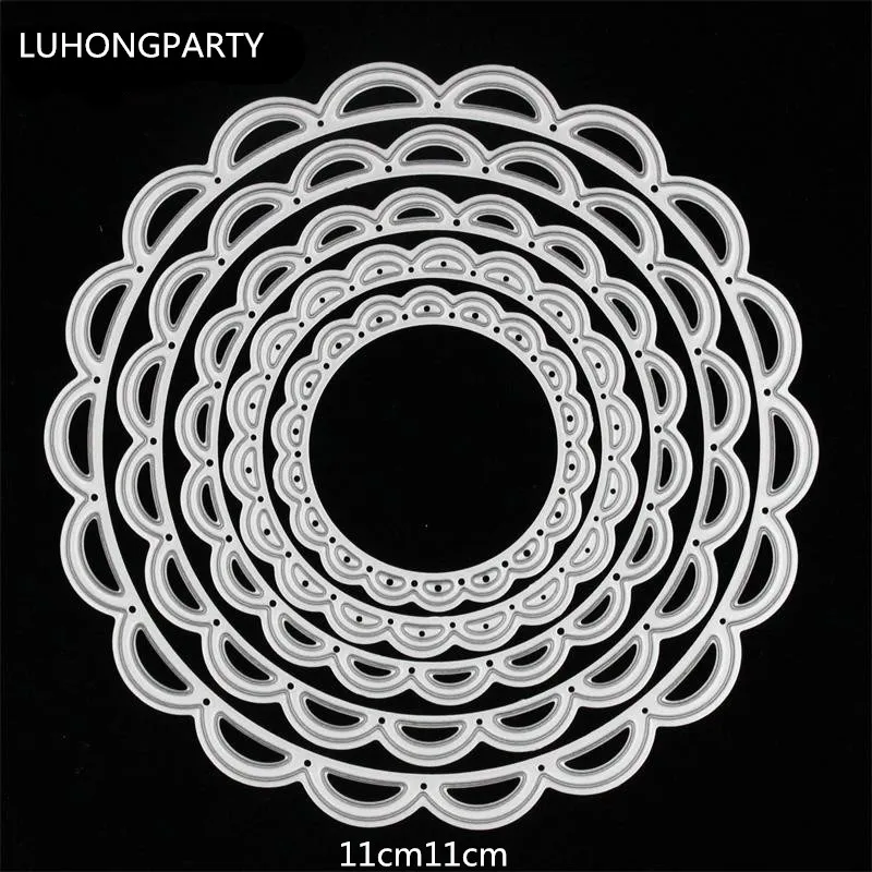 

Металлические трафареты для скрапбукинга/фотоальбома, 5 шт.