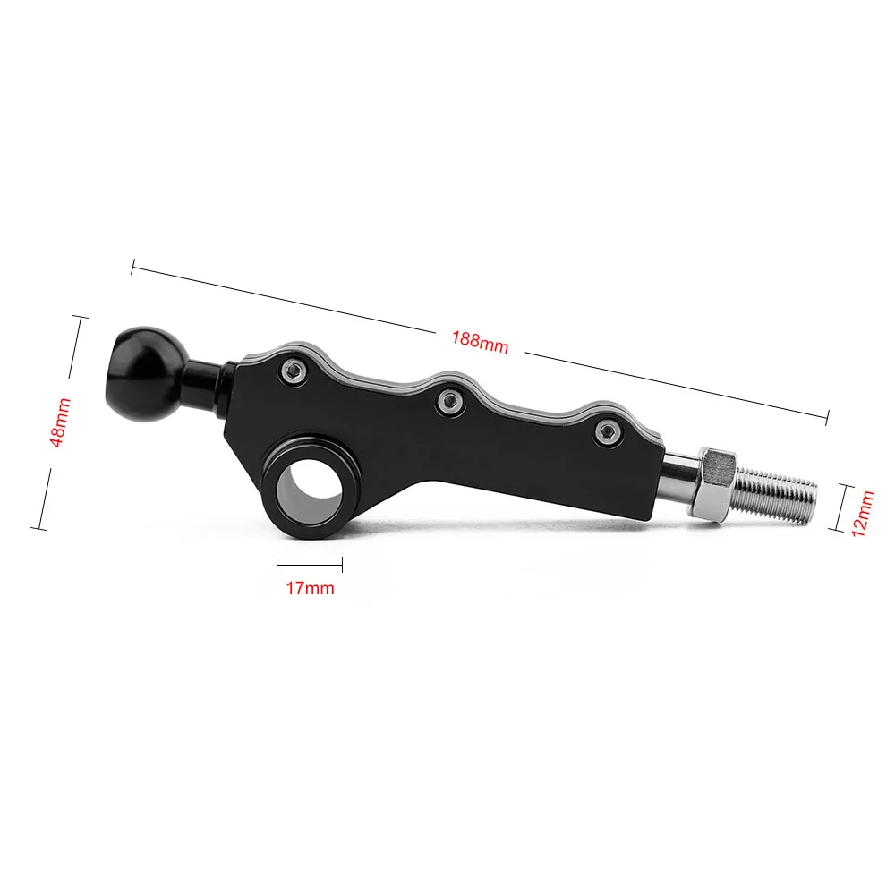 CNSPEED регулируемый короткий переключатель передач для Subaru WRX STI 2008 2013 Красный Синий