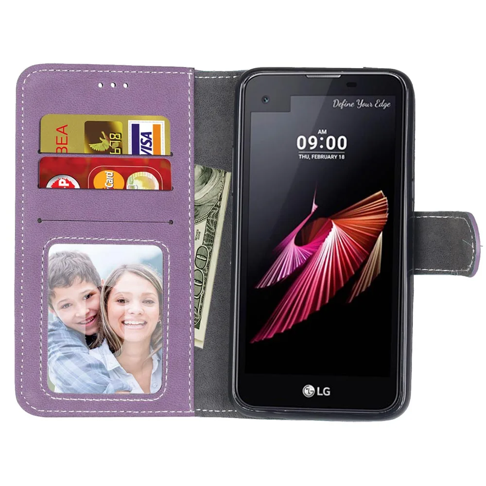 Кожаный чехол для телефона LG K500 X с бумажником для экрана для LG X screen K500N/LG X View K500DS откидной Чехол s для LG X view K500DS