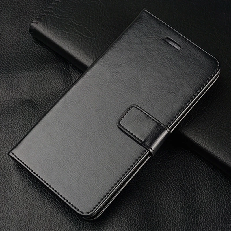 Высокое качество кожаный мягкий чехол для samsung Galaxy J2 J4 Core J6 J8 A6 A8 плюс A7 A9 J1 J3 J5 J7 Neo Prime 2 чехол-портмоне - Цвет: Black