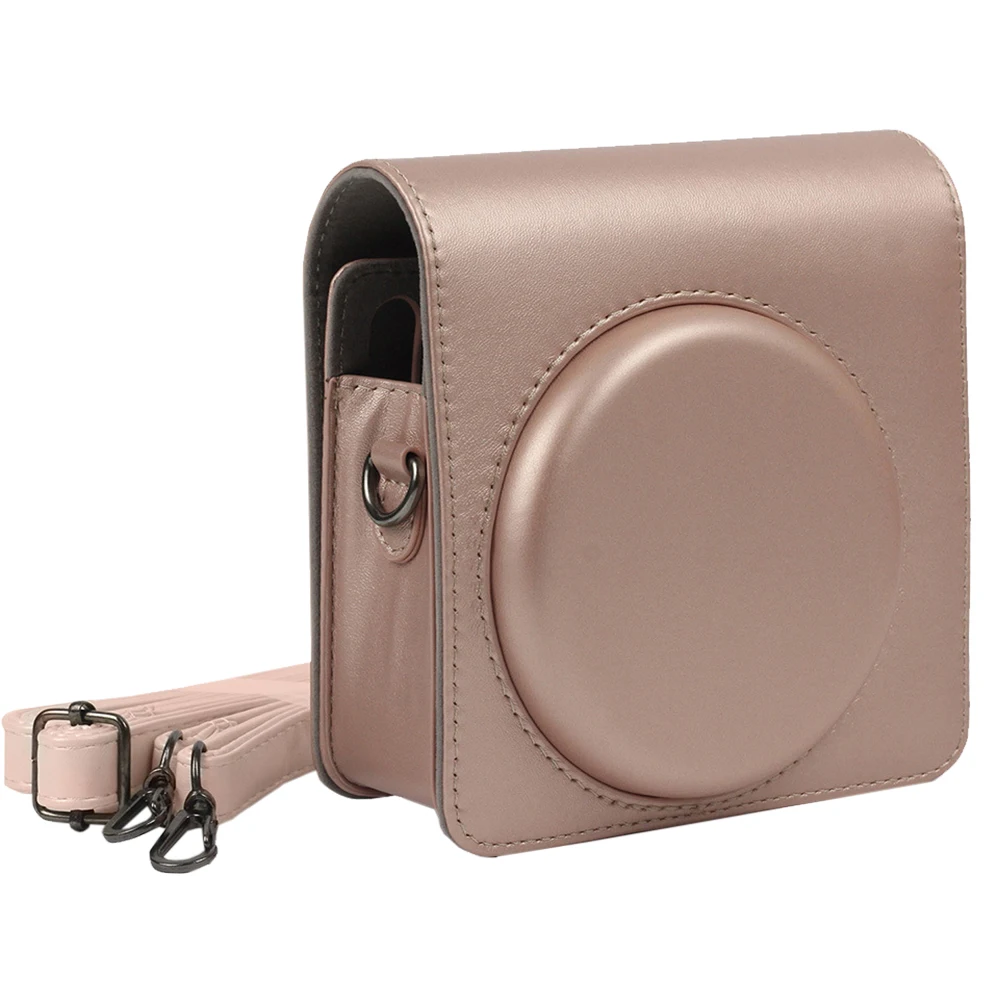 

Anti Scratch Accessories Solid Bag Instant Camera Protective Case With Shoulder Strap PU Leather For Fujifilm Instax Square SQ6