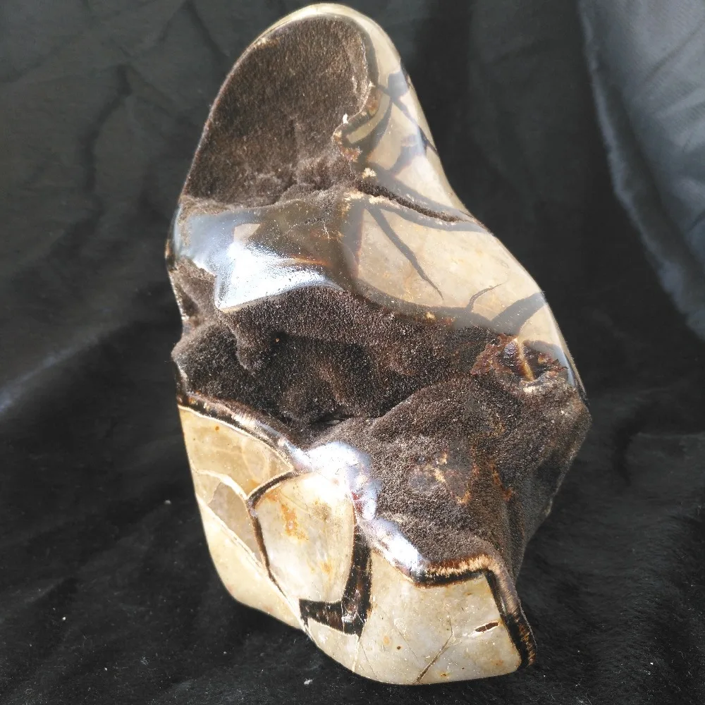 

4.6 lb RARE Large Dragon Septarian Crystal Sphere Geode