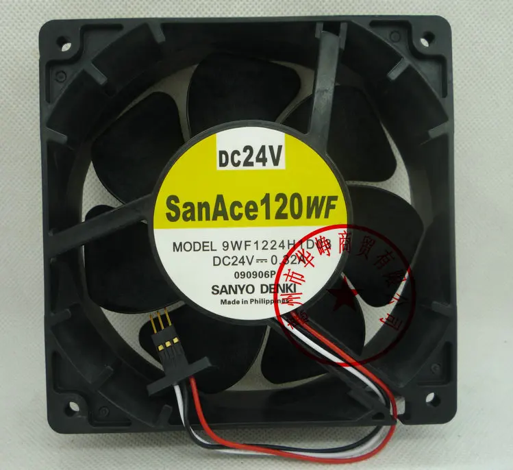 Sanyo 12 см 9WF1224H1D03 12038 24V 0.32A 3-проводной охлаждающий вентилятор | Компьютеры и офис