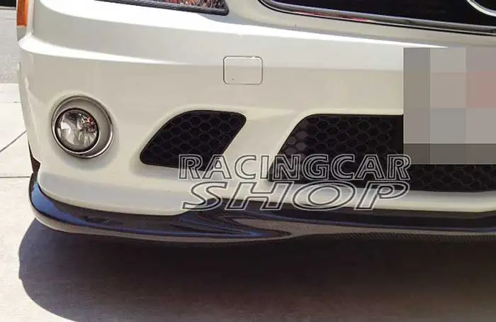 Real Carbon Fiber Front Spoiler for Mercedes BENZ W204 C-Class C63 AMG front bumper 2008-2011