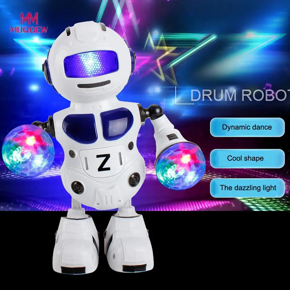 

MUQGEW Electronic Walking Dancing Smart Bot Robot Astronaut Kids Music Light Toys Model Action Toy Figures brinquedos 20