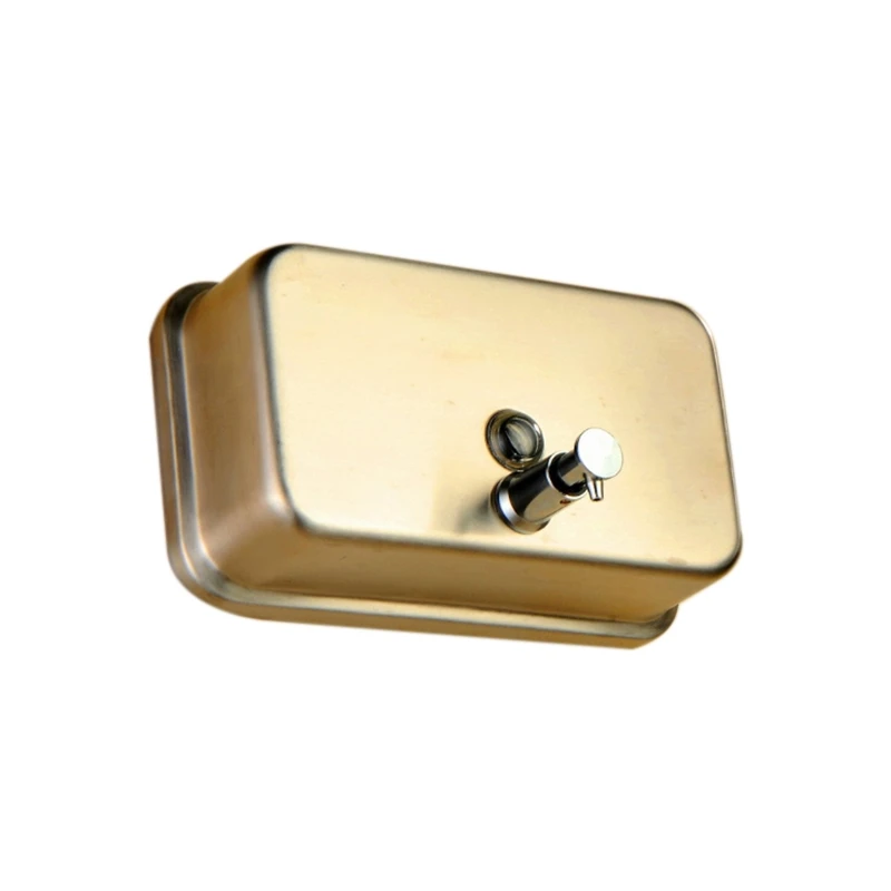 

Bathroom Wall-Mounted Liquid 1500Ml Stainless Steel Soap Dispenser Soap Dispenser Manual Hand Soap Bottle