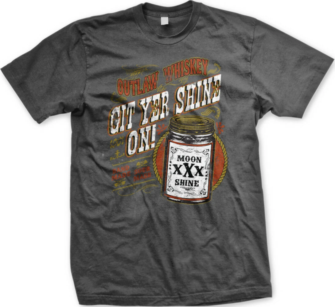 アウトローウイスキー取得ヤームーン Xxx アルコール照らす送料無料新メンズ Tシャツ T Shirts Aliexpress