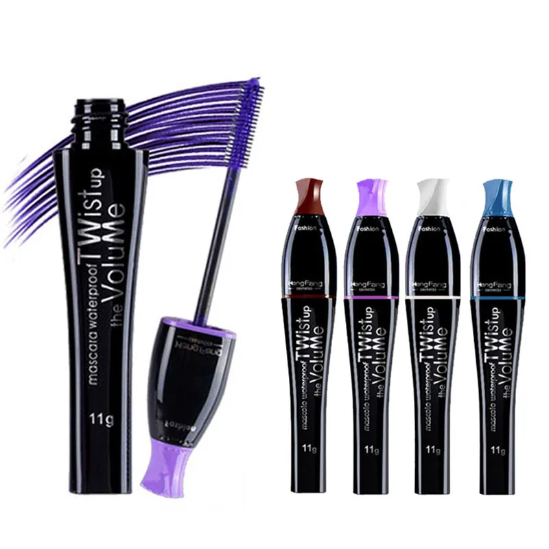 Eye Lengthening Thick Curly Mascara Makeup Cosplay Colorful No Blooming Water Eyelash Beauty Tool MH88