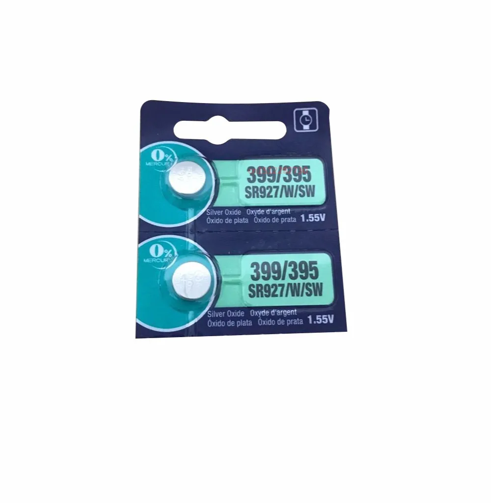 

2Pcs/Lot RETAIL LONG LASTING 395 SR927SW 399 SR927W LR927 AG7 Watch Battery Button Coin Cell MADE IN JAPAN 100% Original Brand