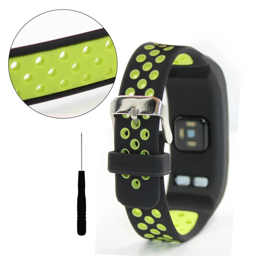 Силиконовый соединенный ремешок для наручных часов для Garmin Vivosmart HR замена браслета