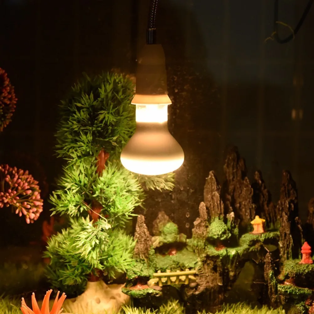 Reptile Heating Lamp 60W 75W 100W AC220-240V for Pet Reptile Amphibian Bird Snake