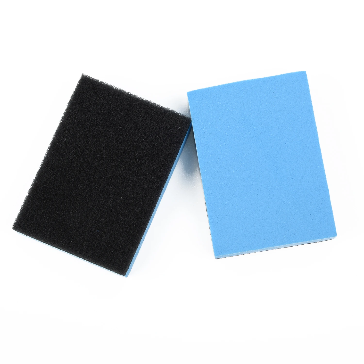Инструмент для очистки автомобиля Губка Pad стекло воск синий+ черное керамическое покрытие 7,5*5*1,5 см EVA аппликатор Запчасти Аксессуары