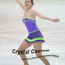 Для женщин Фигурное катание платья для Новые модные брендовые лед фигурное платье для соревнований на коньках, способный преодолевать Броды для взрослых DR3498