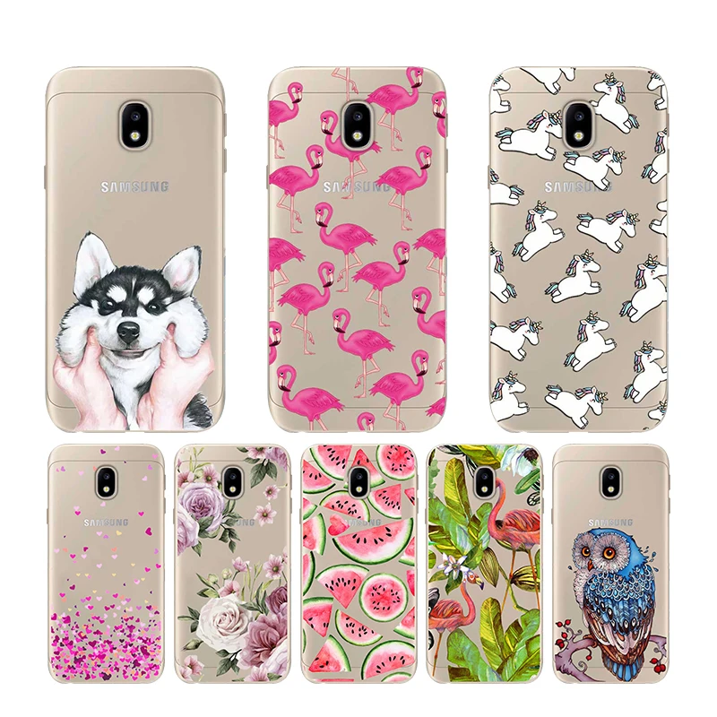 

CROWNPRO Soft TPU FOR Funda Samsung Galaxy J3 2017 Case Cover Silicone Phone Back Protective FOR Coque Samsung J3 2017 Case