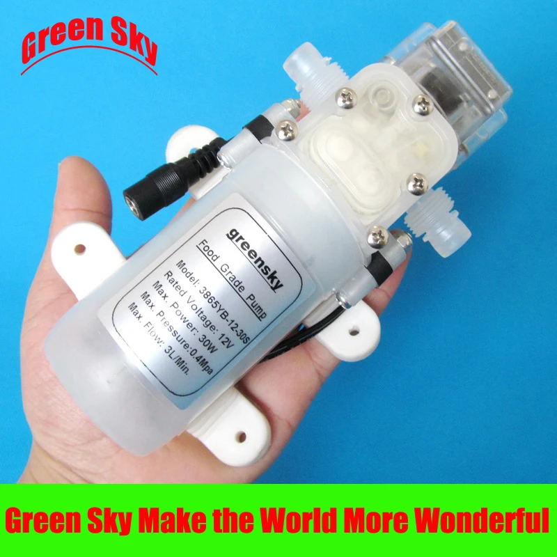 FOOD GRADE 3L/Min 12VDC 30W food grade pump for beverage, red wine