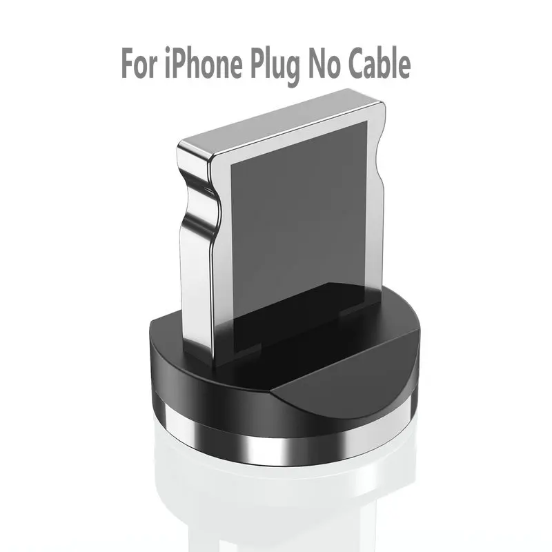 CaseMe Магнитный кабель type C Mirco USB для iPhone светодиодный кабель 1 м провод для быстрого заряда type-C Магнитный зарядный кабель для телефона - Цвет: For iPhone Plug