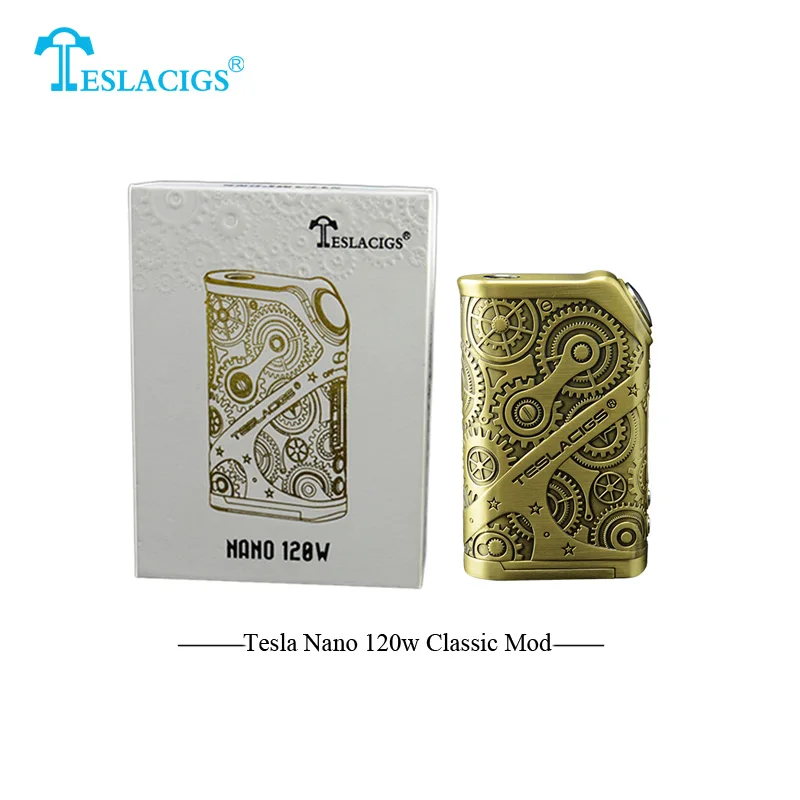 Classic Electronic Cigarettes Tesla Nano 120w Box Mod 120w teslacigs Mod 510 thread dual 18650 battery Mechanical Mod VS Alien Classic Electronic Cigarettes Tesla Nano 120w Box Mod 120w teslacigs Mod 510 thread dual 18650 battery Mechanical Mod VS Alien