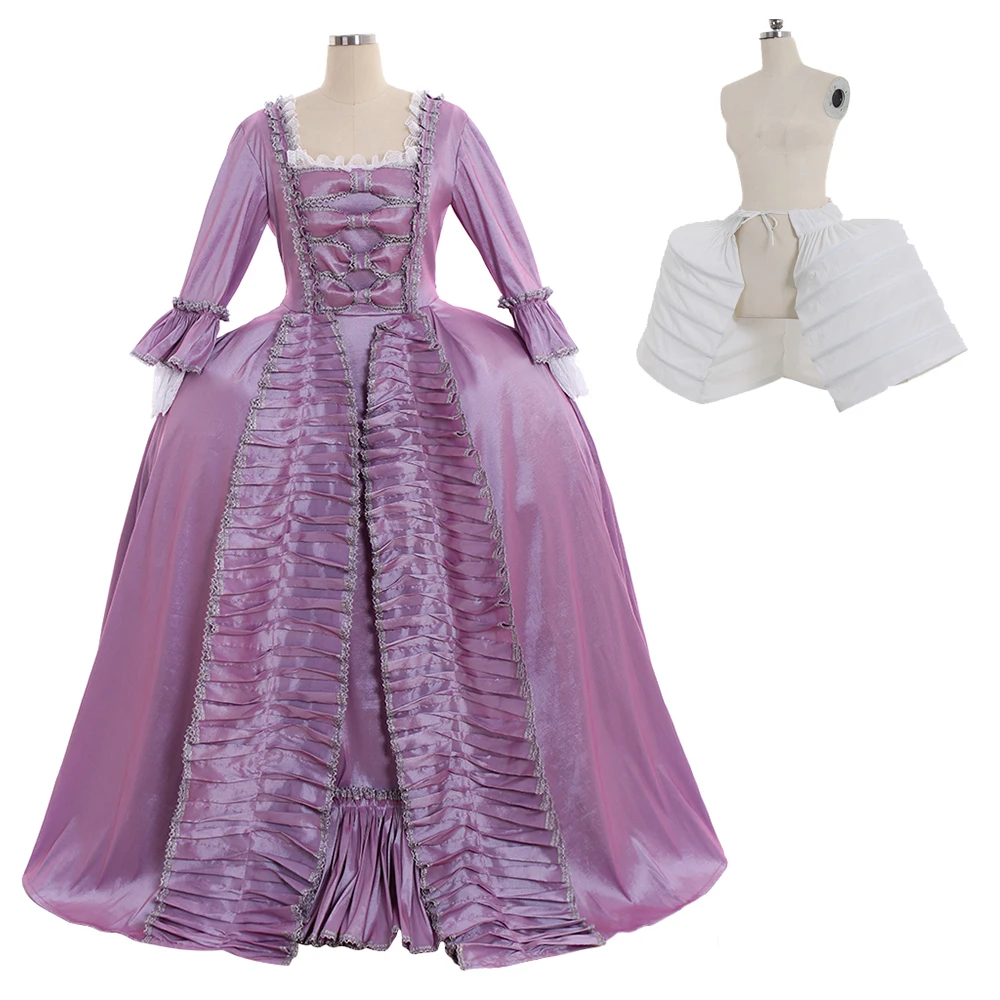 Cosplaydiy Marie Antoinette бальное платье в стиле барокко 18 го века колонии фиолетового