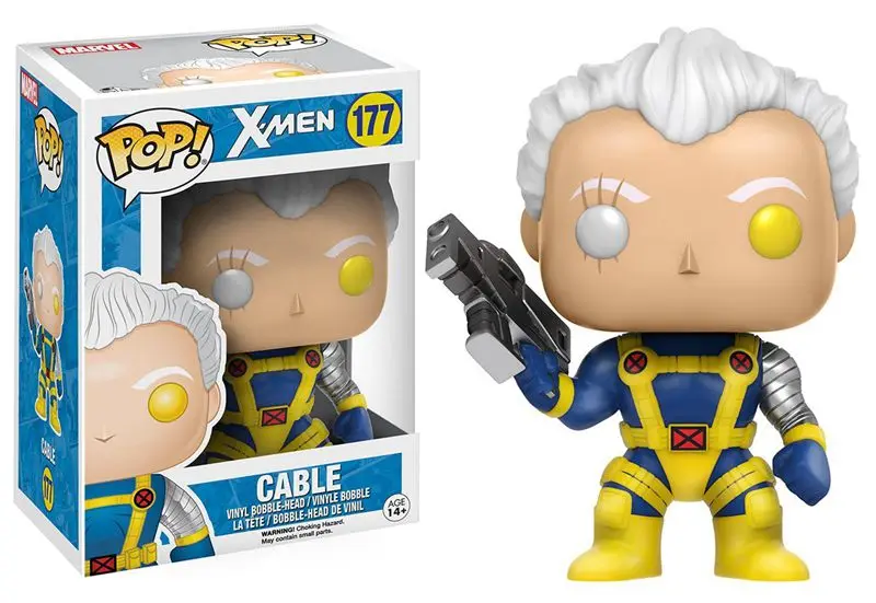 

Official Funko pop Marvel: X-Men - Cable Vinyl Action Figure Collectible Model Toy with Original box
