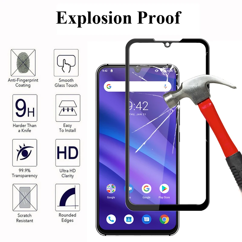 

Full Cover Tempered Glass For Umidigi A5 Pro Screen Protector Umi A5pro Armor Film Protective A 5 Display 5Pro Safety Umia5pro
