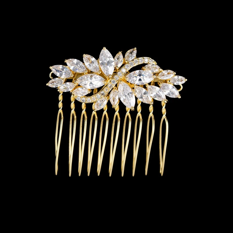 Rhinestone Hair Combs  (4)-small