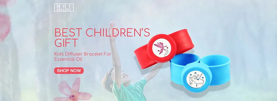kids essential oil diffuser bracelet perfume locket jewelry CV2301-1