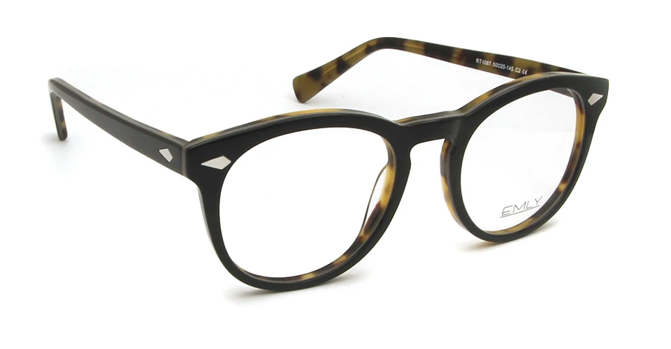 SORBERN Ретро Винтажные стильные круглые оправы для очков Модные мужские Оптические очки мужские очки ацетатные очки с бесцветными линзами