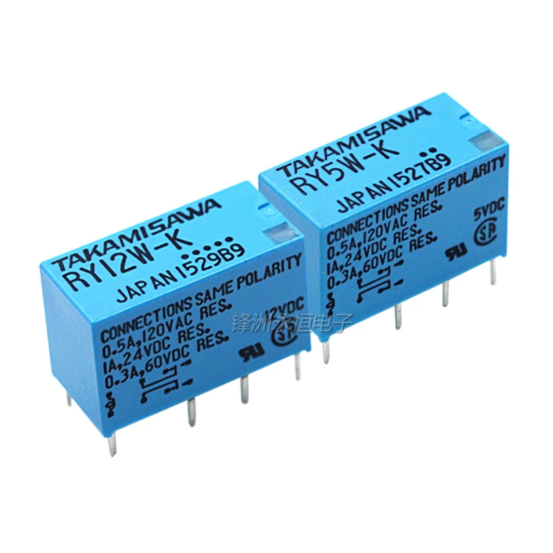 2 шт./лот Сигнальное реле RY5W-K RY12W-K RY24W-K 8PIN 0.5A 120VAC