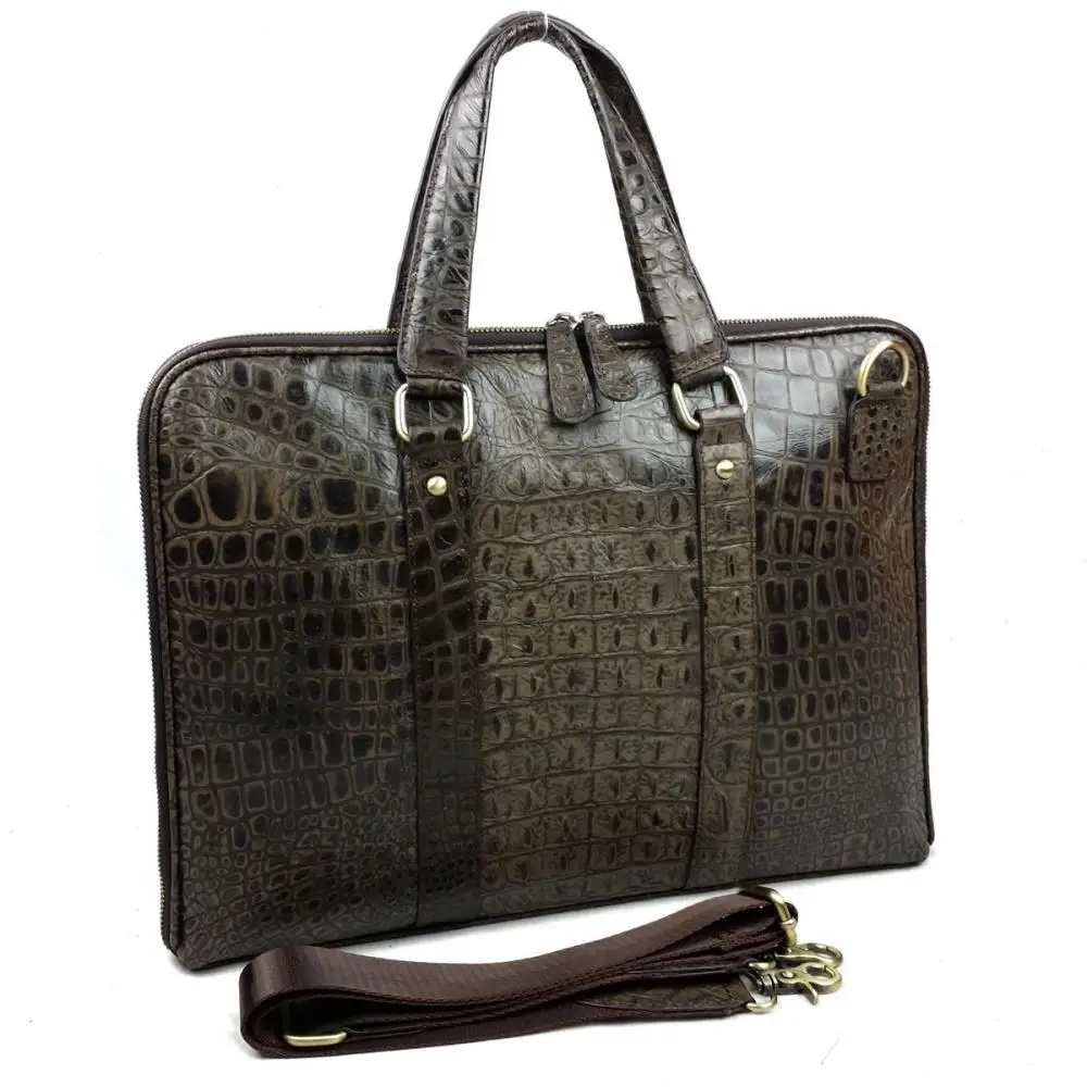 Первый слой из натуральной воловьей кожи мужская сумка, бизнес сумка портфель крокодиловая сумка через плечо сумка для ноутбука
