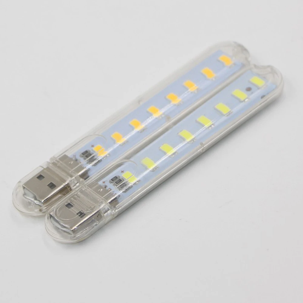 

5V USB LED Night Light 3 LED 8 LED Keychain Desk Reading lamp Camping Book USB Gadget for Notebook Computer PC Power