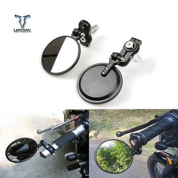 

Motorcycle Universal CNC Aluminum Rear View 3" Handle Bar End 7/22" Mirrors for BMW K1200R K1200R SPORT K1200S R1200R R1200RT