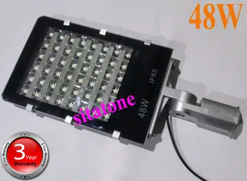 

free shipping sale AC85-265V 48W led street light IP65 130-140LM/W LED 48*1w led street light 2 years warranty