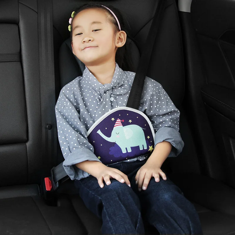 

Triangle Child Baby Safety belt shoulder protector Cover Shoulder Adjust Device Holder Child Resistant Safety Belt Protector