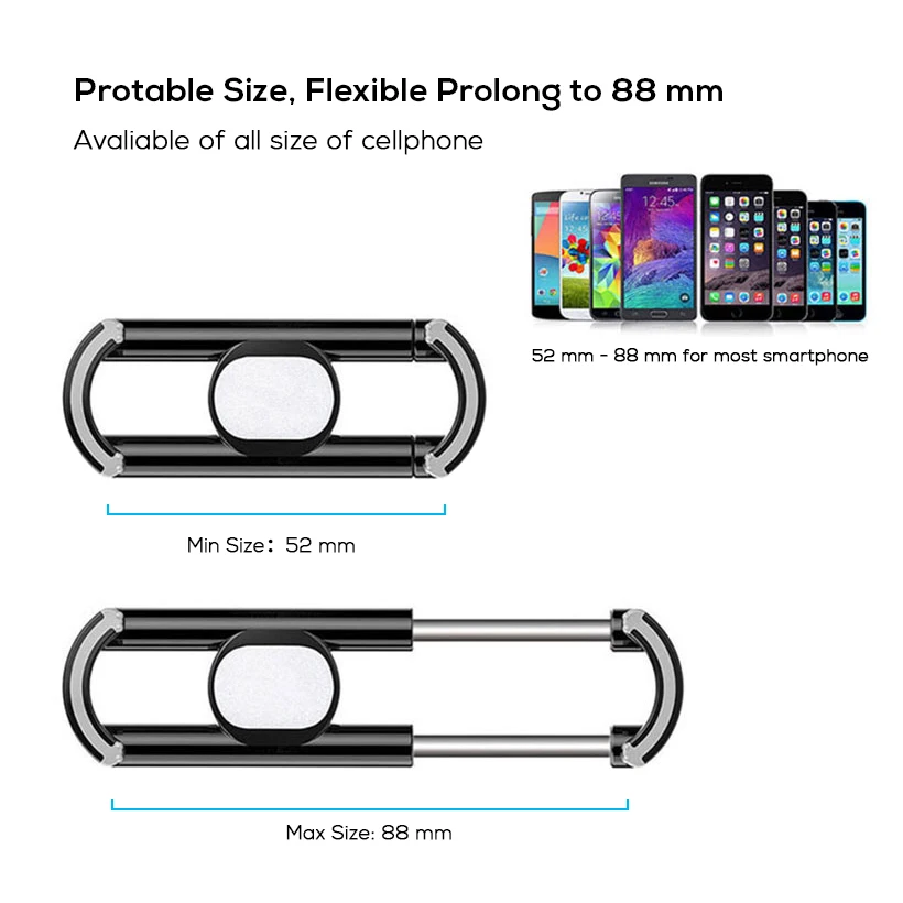 EECPT Автомобильный держатель для телефона для iPhone X XS Max 8 7 samsung S9 в держатель на вентиляционное отверстие автомобиля Автомобильный держатель для Xiaomi huawei подставка для мобильного телефона