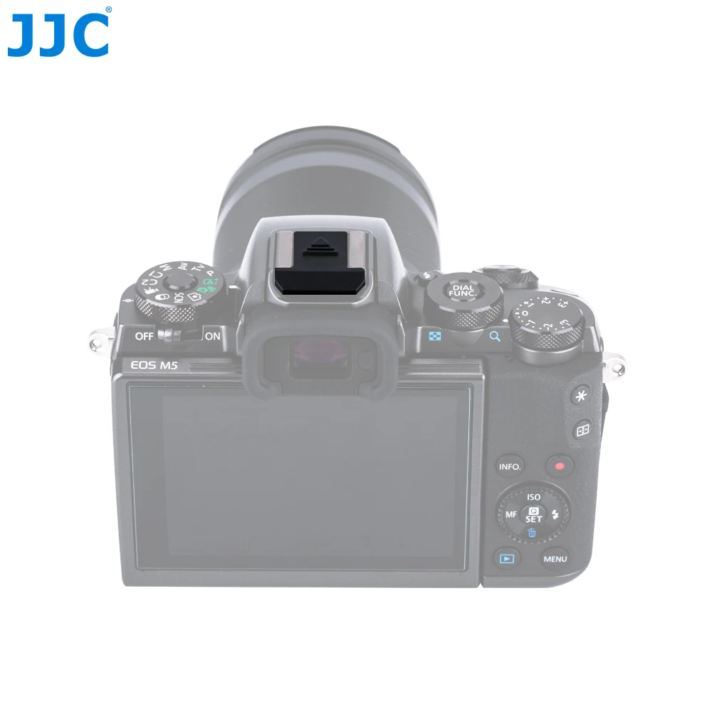 JJC Camera Hot Shoe Cover Black White Protector Cap for Canon