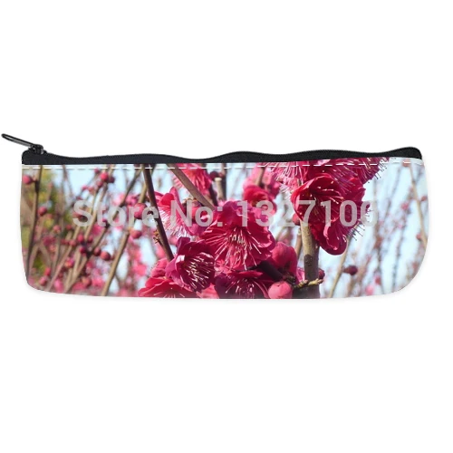High-Grade Plum Flower Custom Pencil Case Bag Cute | Канцтовары для офиса и дома