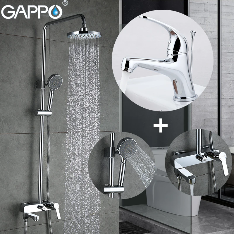

GAPPO shower Faucets bathtub waterfall faucet bath tub mixer basin faucet sink mixers Sanitary Ware Suite