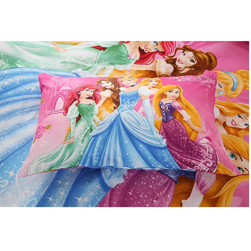 ديزني سندريلا بيلا الأميرة رابونزيل بنات طقم سرير غطاء لحاف غطاء سرير أكياسها التوأم واحد حجم انخفاض الشحن