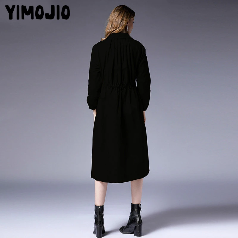 Trench coat Long Trench Spring coat women Casual Slim Trench coat for women Elegant Outside X-long Skirt coat Streetwear Ladies