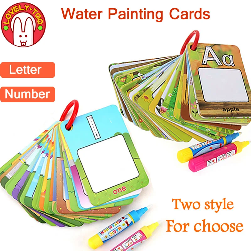 

Magic Drawing Book Water Coloring Toys Clipboard Painting Doodle Creation Board With Pens Kids Craft Educational Child Game